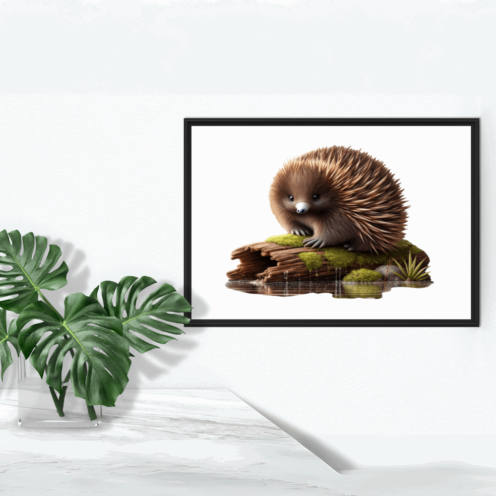 A3 Spiky Sweetheart Echidna Wooden Puzzle - Puzzle ART