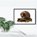 A3 Spiky Sweetheart Echidna Wooden Puzzle - Puzzle ART