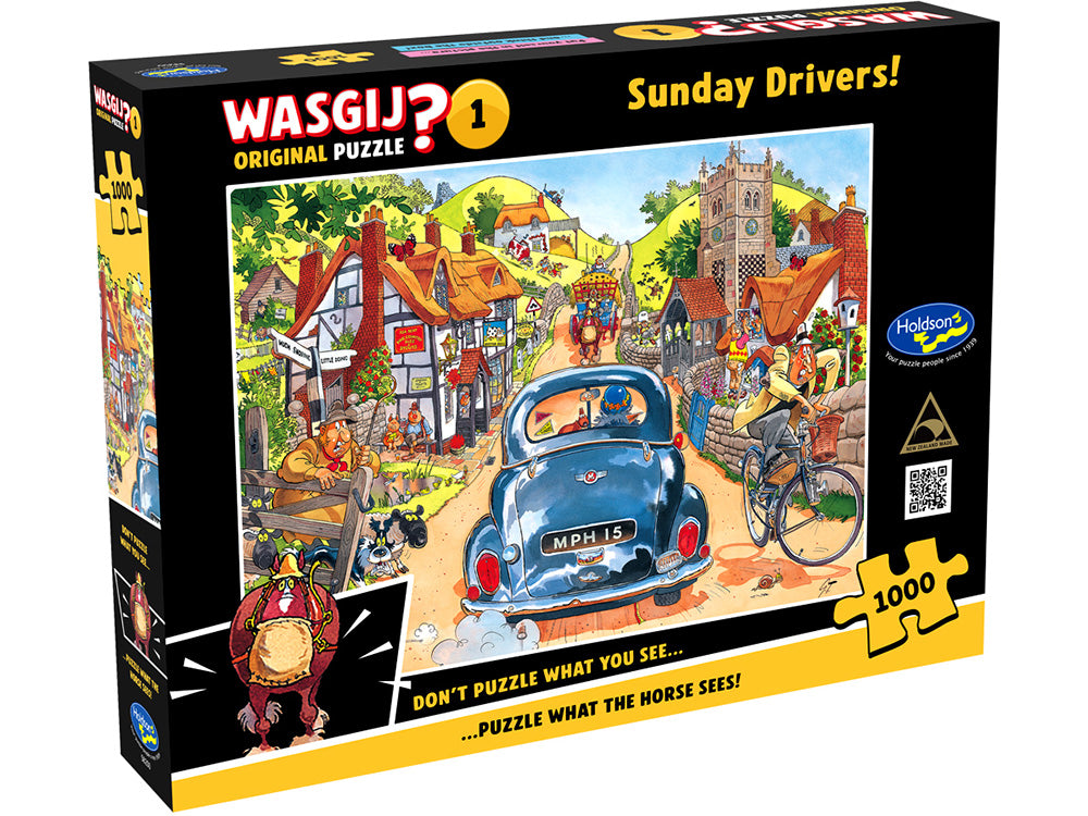 Wasgij Retro #1 - Sunday Driving 1000pc