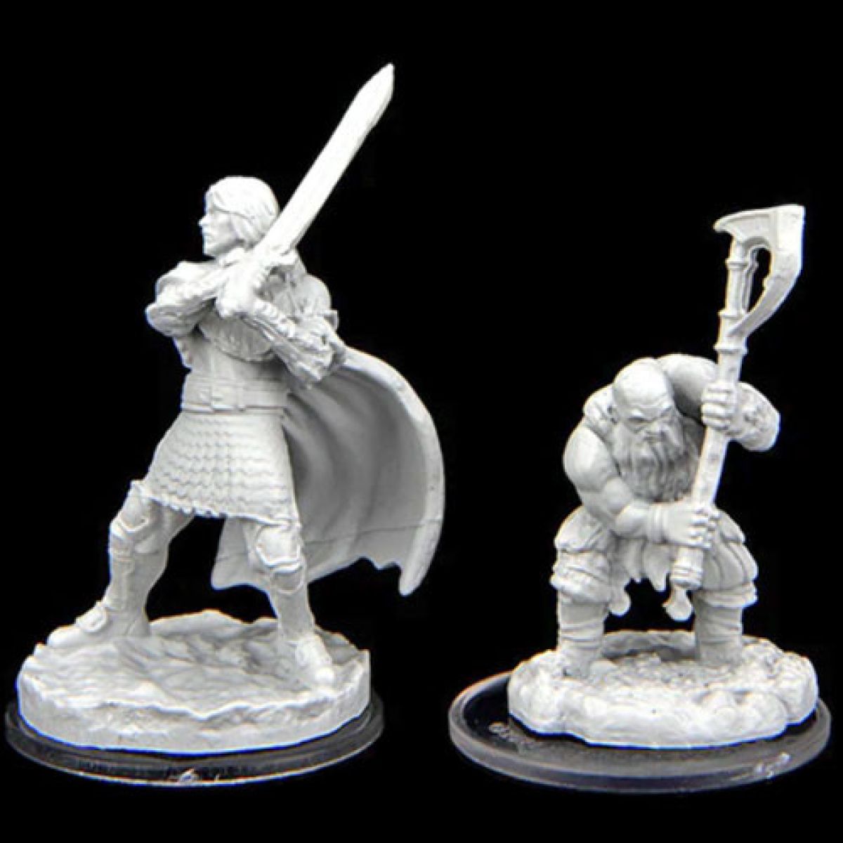 Westruun Millitia Swordsman & Kraghammer Axeman- Critical Role Unpainted Miniatures