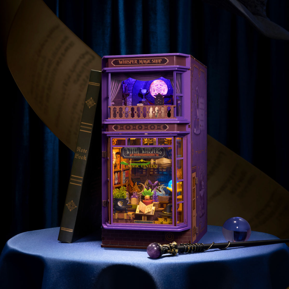Whisper Magic Shop - DIY BOOK NOOK KIT - ROBOTIME
