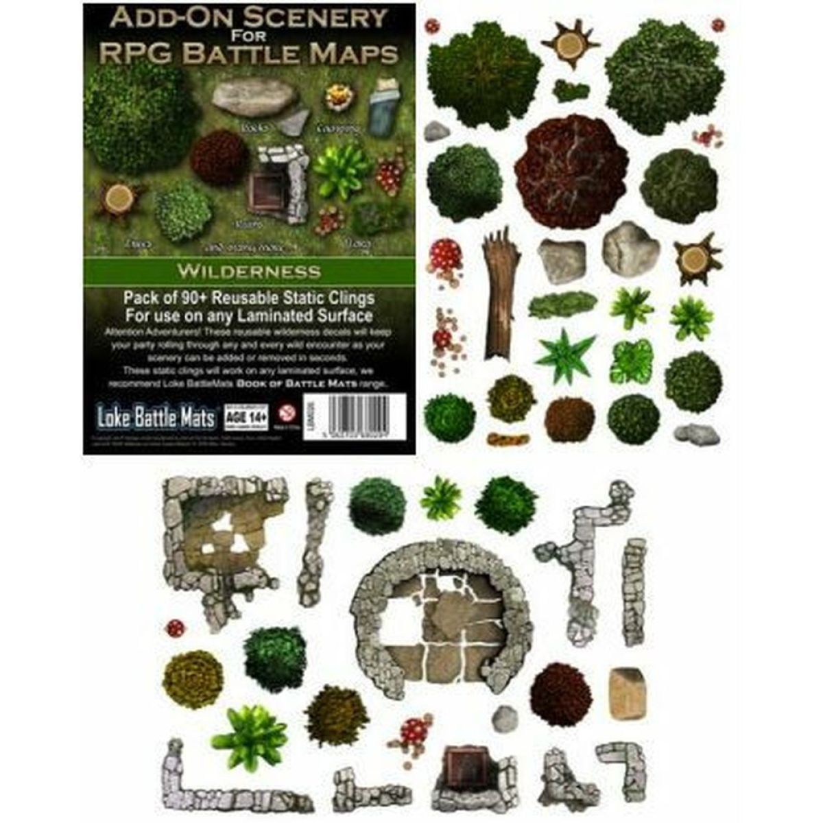 Wilderness - Add On Scenery for RPG Maps