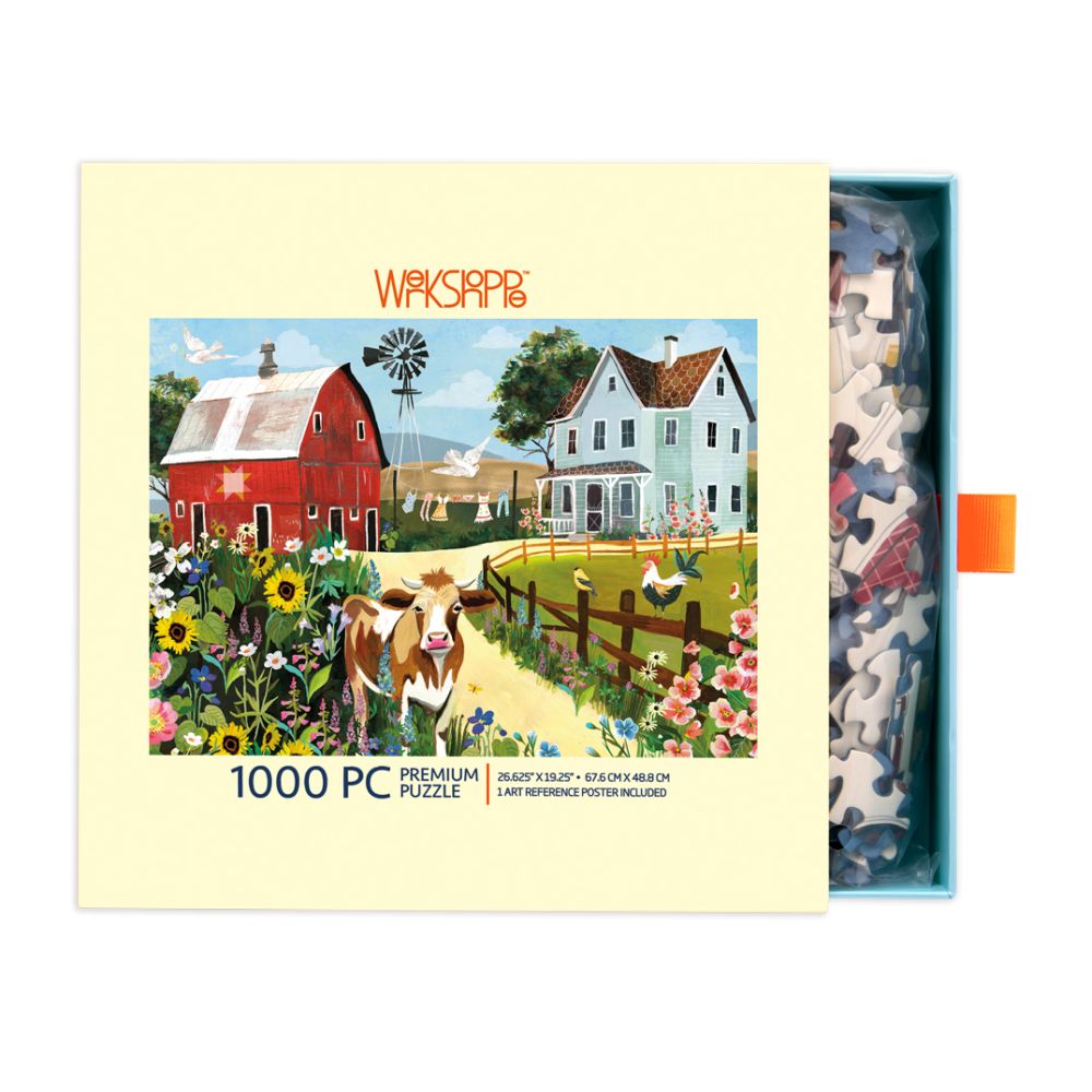 Wildflower Farm - 1000pc (Werkshoppe)