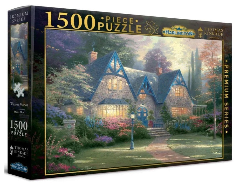 Winsor Manor 1500 pieces - Harlington Thomas Kinkade