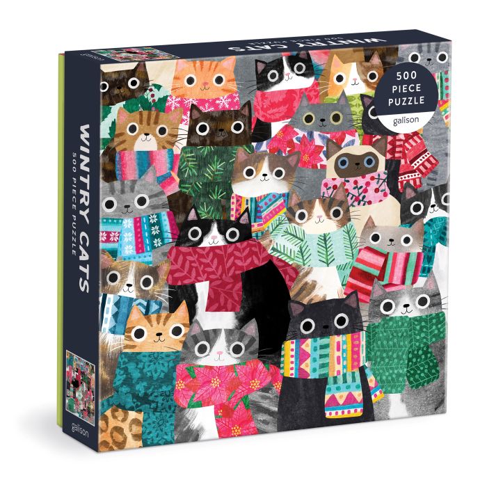 Wintery Cats 500pc - Galison
