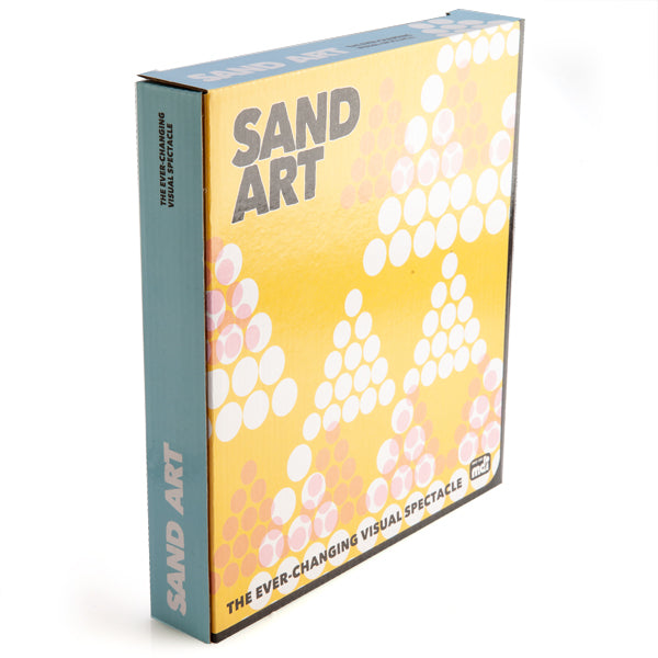 Blue Moving Sand Art Round