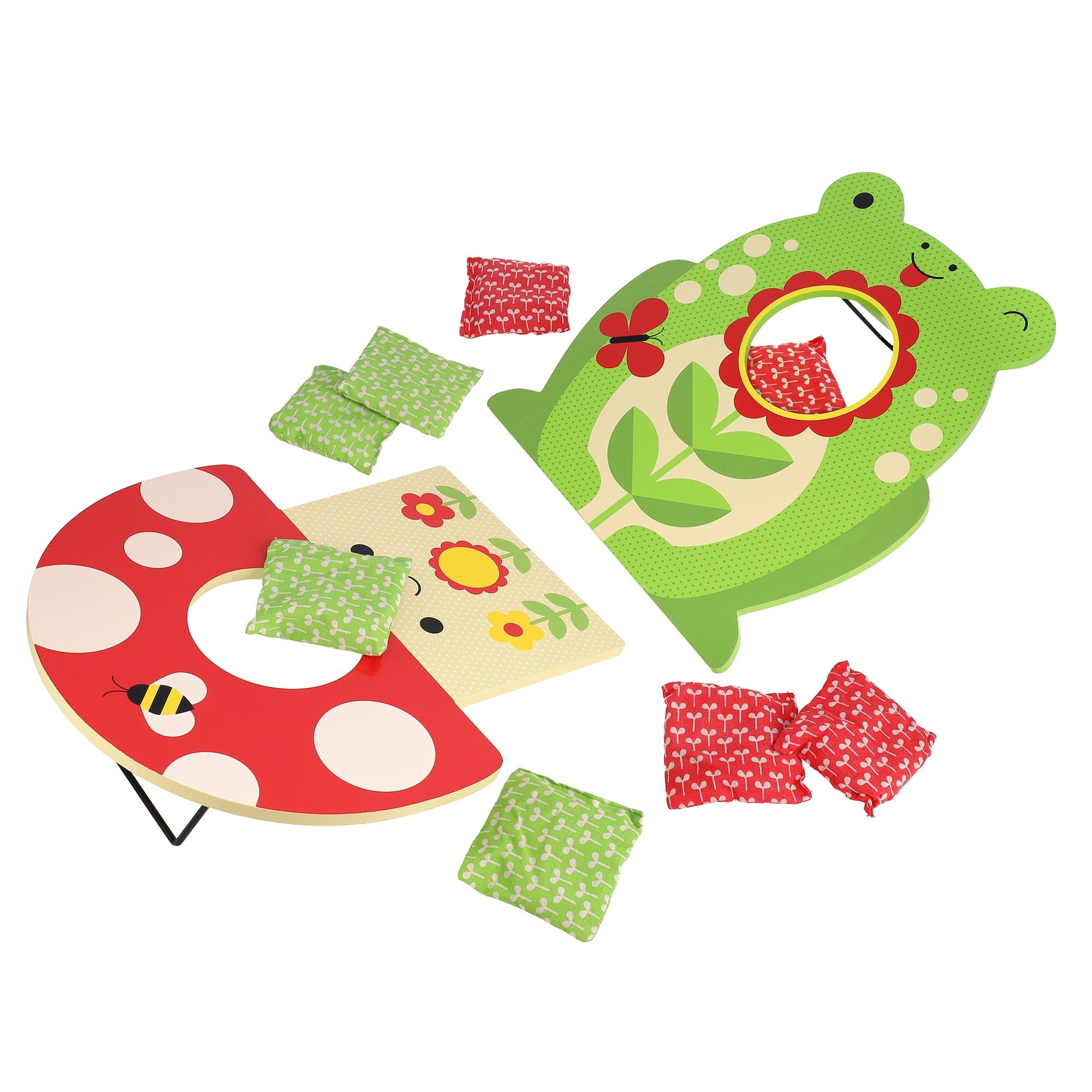 Toadstool Toss Wooden Cornhole