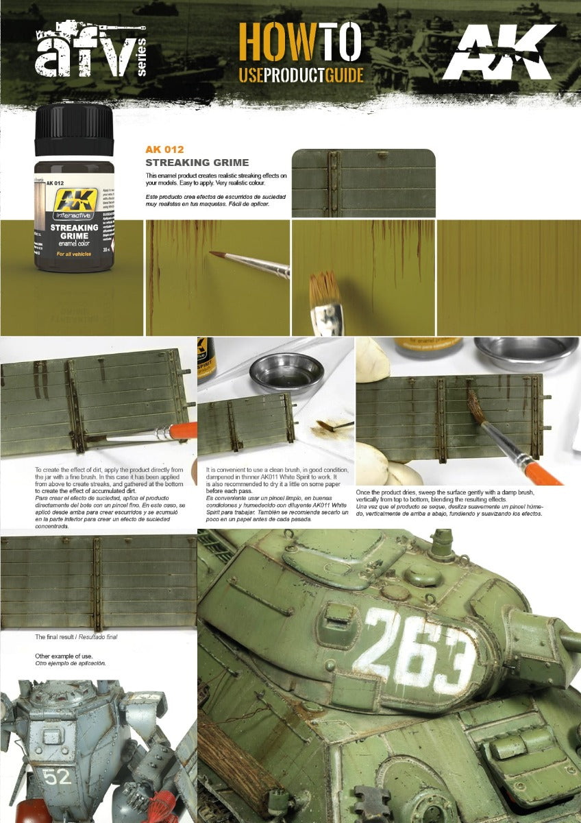 Streaking Grime General - AK Interactive Weathering