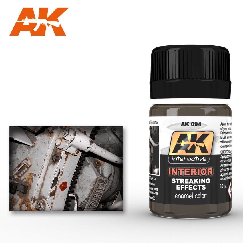 Streaking Grime- INTERIOR Vechicles - AK Interactive Weathering