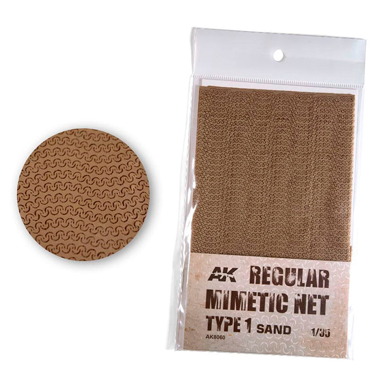 AK Interactive Regular Camouflage Net Type 1  Sand