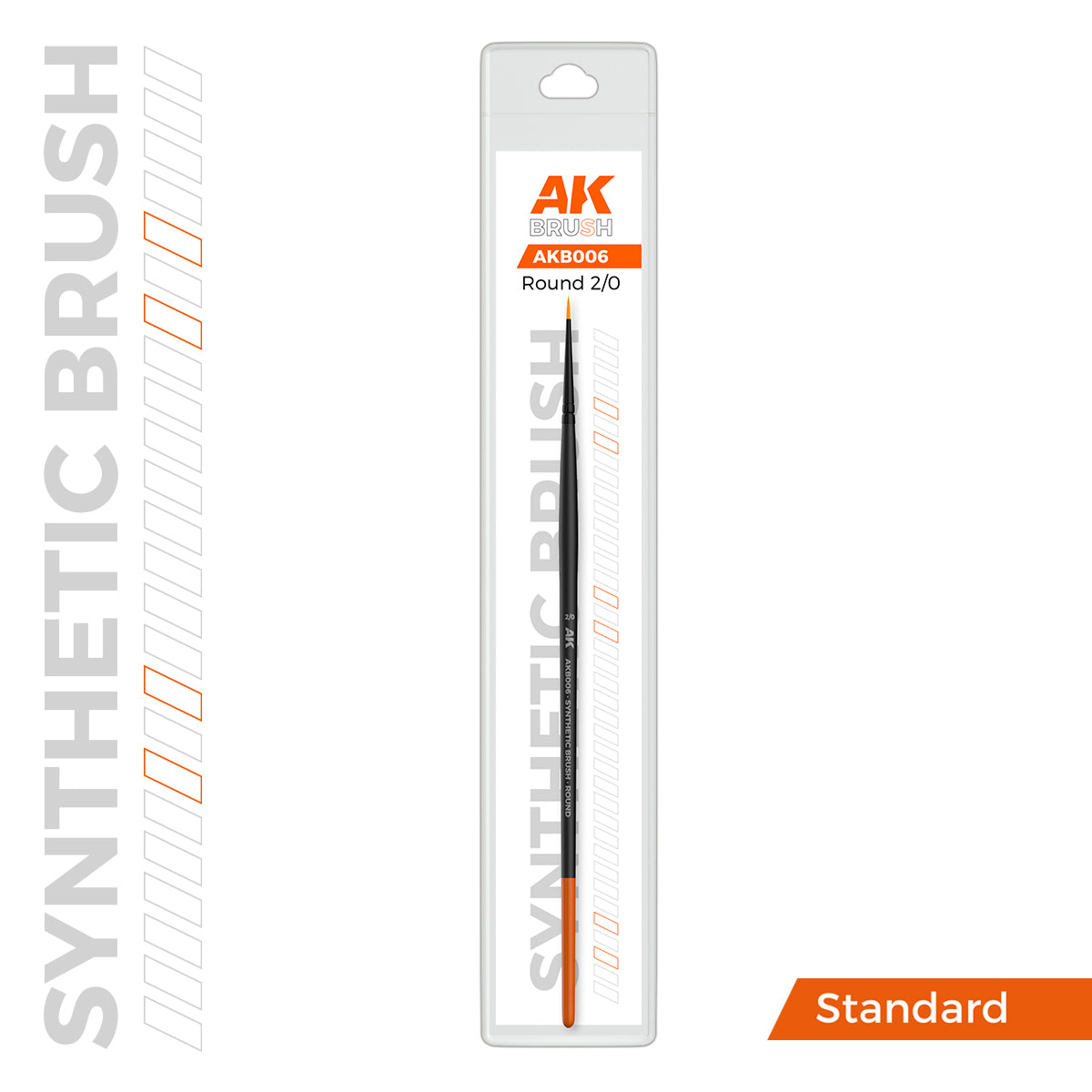 Round 2/0 Synthetic Brush - AK Interactive
