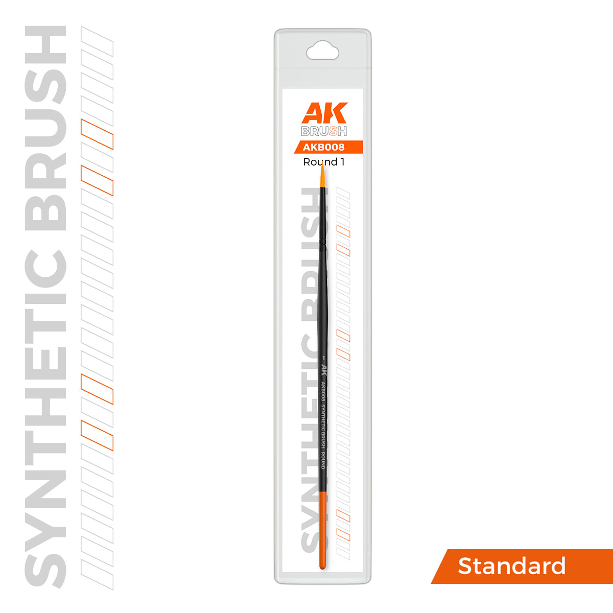 Round 1 Synthetic Brush - AK Interactive
