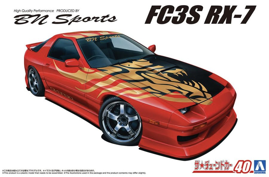 1/24 MAZDA BNSports FC3S RX-7 '89