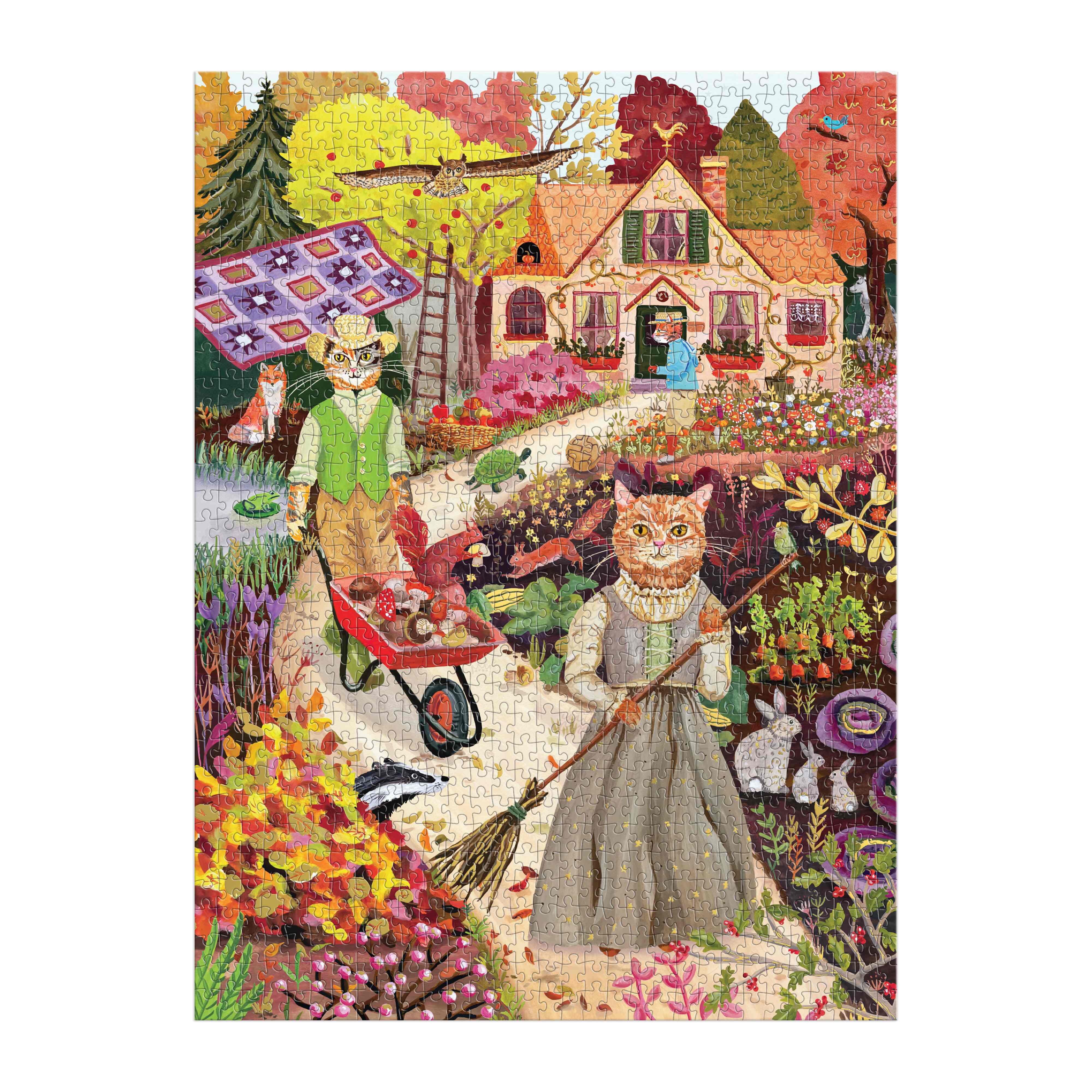 Cottage Cats Foil - 1000pc