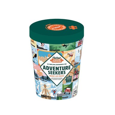 50 Adventure Seekers - Bucket List Puzzle 1000pc