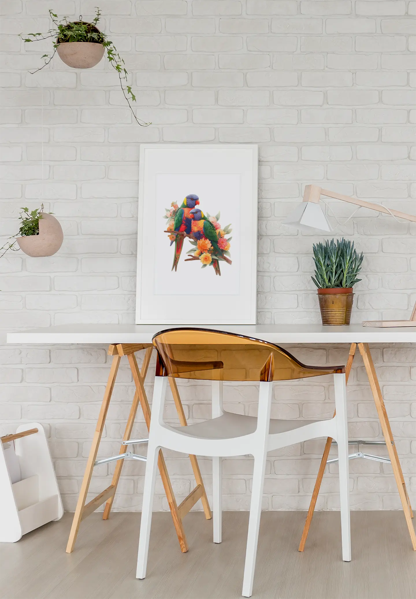 A5 Lorikeet Pair Wooden Puzzle - Puzzle ART