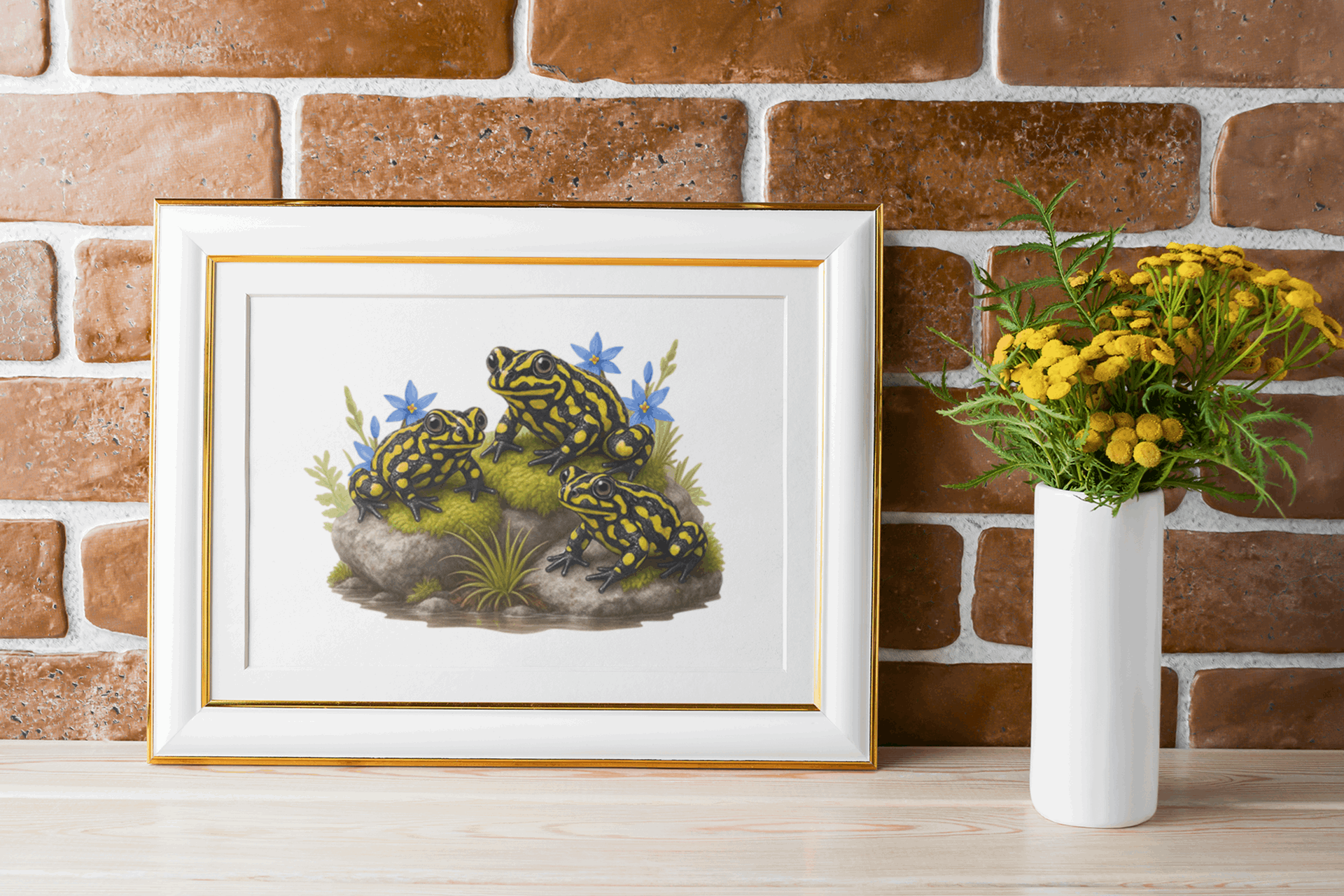 A3 Southern Corroboree Frog Wooden Puzzle - Puzzle ART