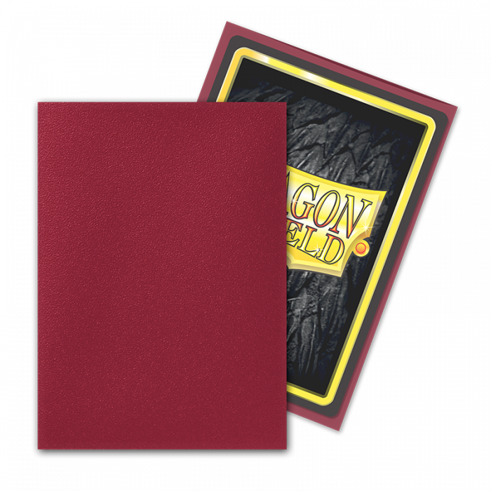 Blood Red MATTE-Sleeves - Dragon Shield - Box 100