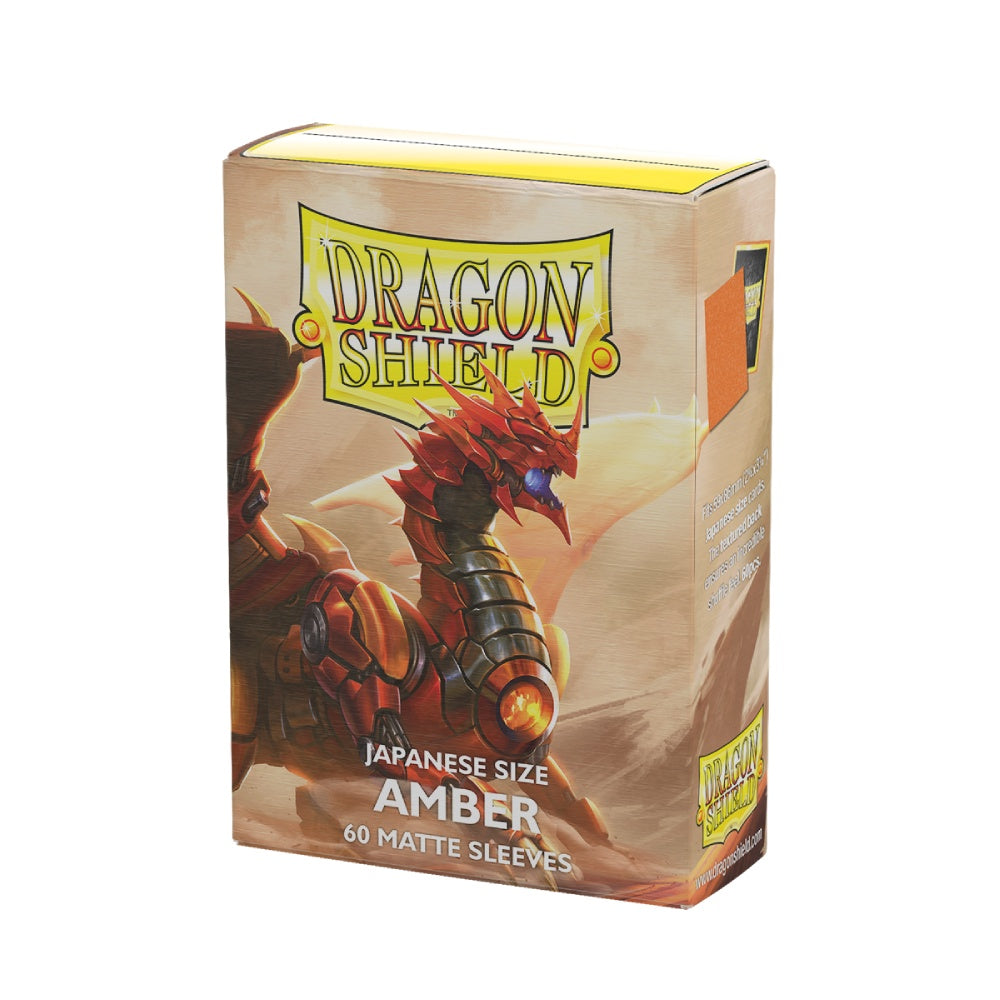 Amber Matte Sleeves - Dragon Shield Japanese - Box 60