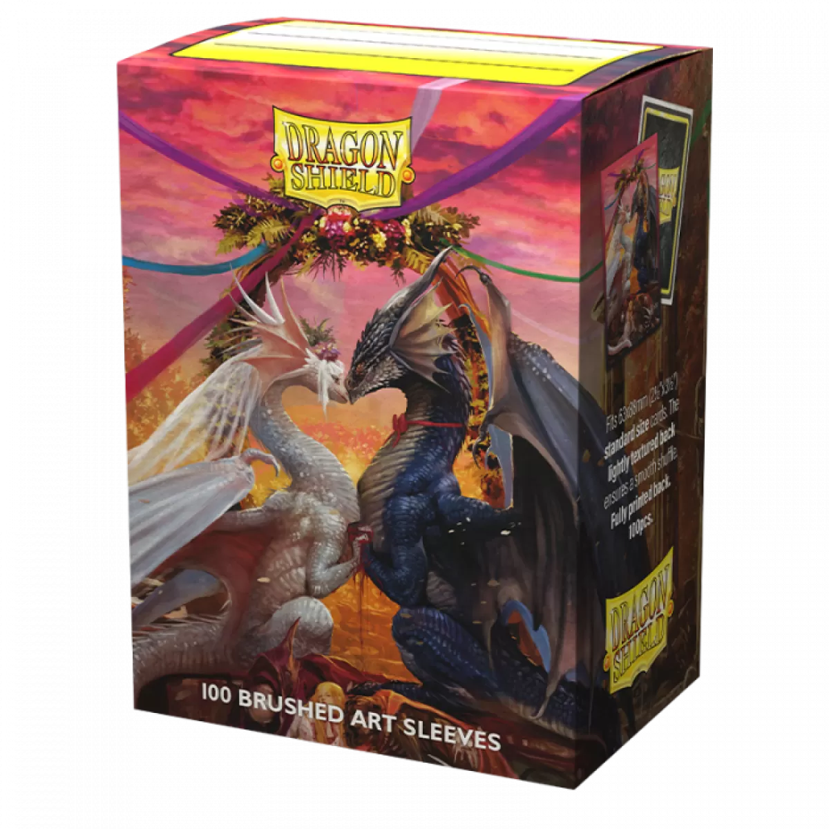 Valentine Dragons - Dragon Shield - Box 100 - Brushed Art