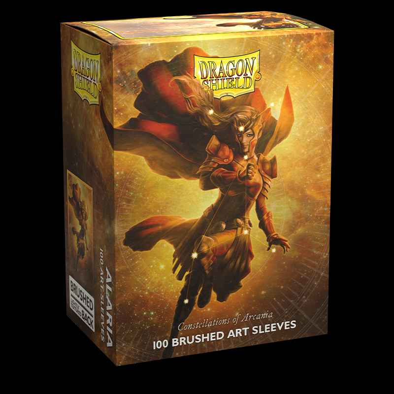 Constellations Alaria Brushed Art - 63.5x88 Sleeves - Box 100 Dragon Shield