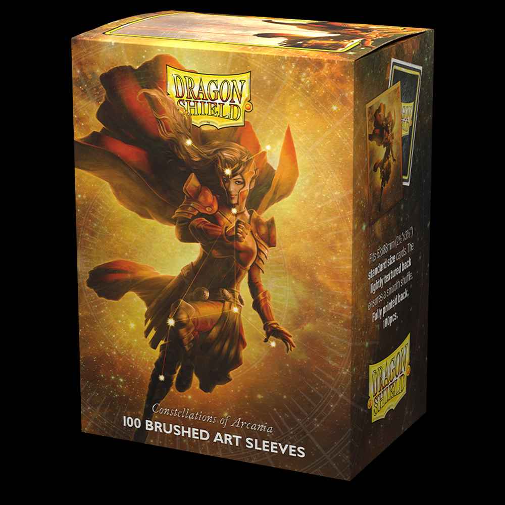 Constellations Alaria Brushed Art - 63.5x88 Sleeves - Box 100 Dragon Shield