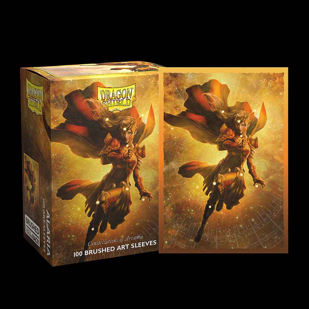 Constellations Alaria Brushed Art - 63.5x88 Sleeves - Box 100 Dragon Shield