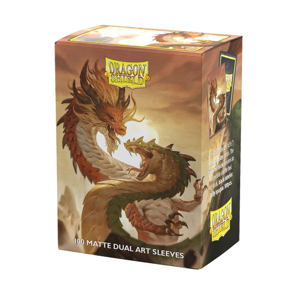 63x88 Year of the Wood Snake Dual MATTE ART Sleeves - Dragon Shield - Box 100