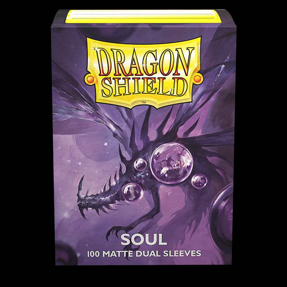 63x88 (Soul) Metallic Purple Dual Matte Sleeves - Dragon Shield - Box 100