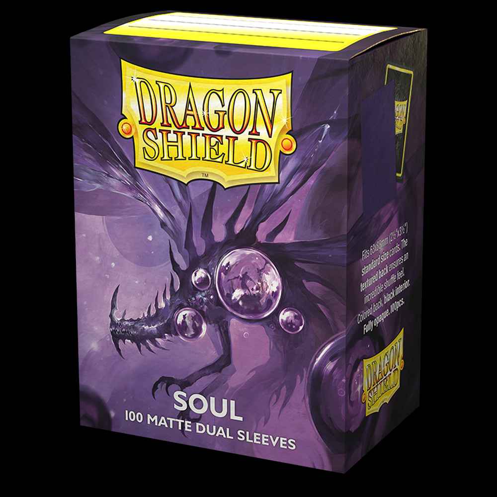 63x88 (Soul) Metallic Purple Dual Matte Sleeves - Dragon Shield - Box 100
