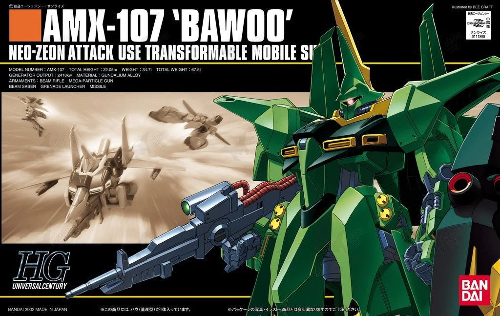 1/144 HG AMX107 BAWOO MASS PRODUCTION