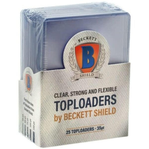 Beckett Shield 35pt Top Loader - 3x4inch  - 25 pack