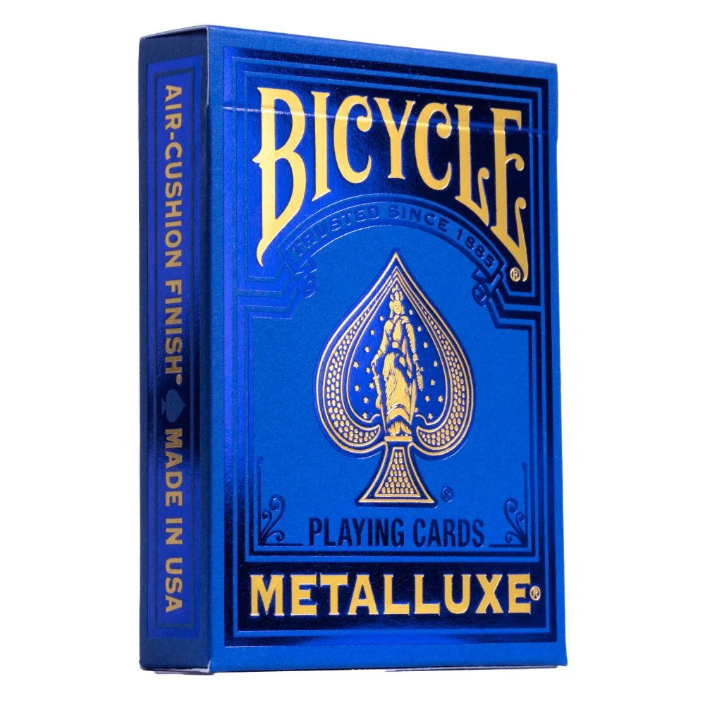 Metalluxe Blue - Bicycle Playing Cards