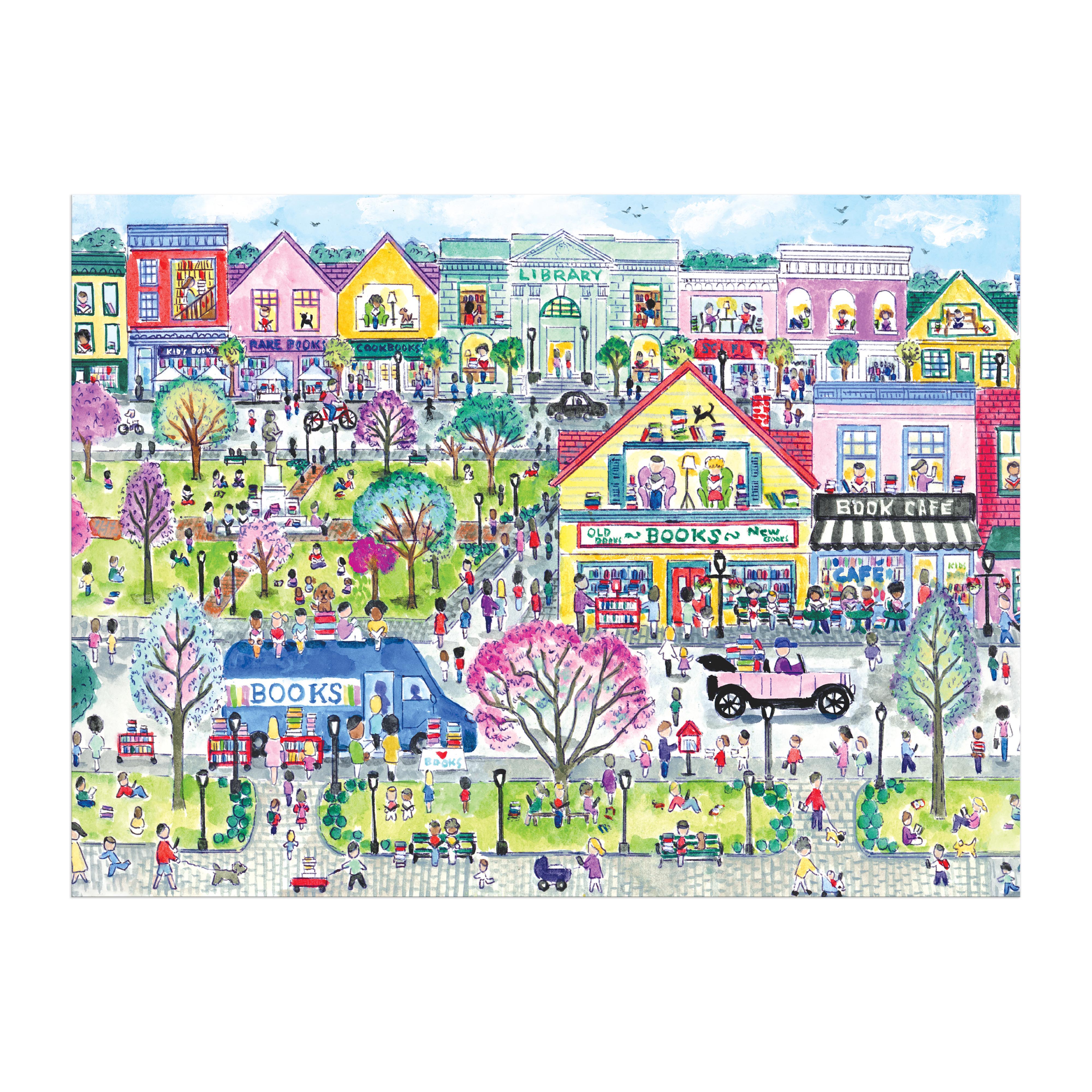 Book Town Michael Storrings - Puzzle 1000pc Galison
