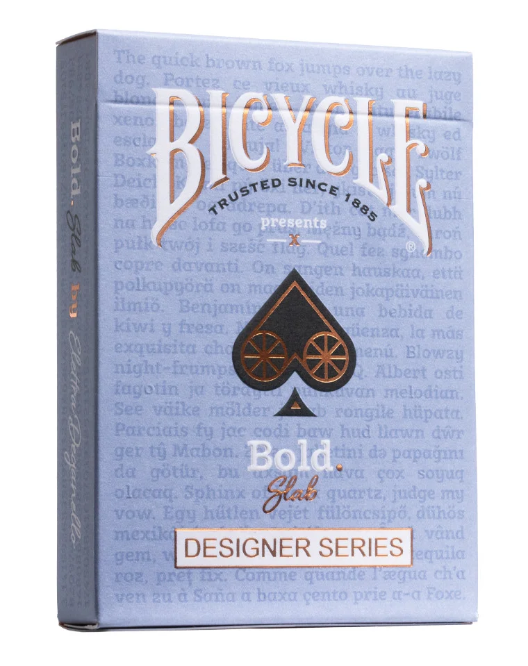 Bold Slab Designer Series - Bicycle Playing Cards