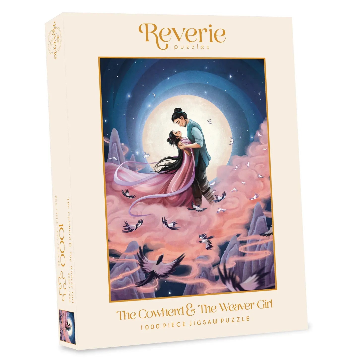The Cowheard & The Weaver Girl 1000pc - Reverie Puzzles