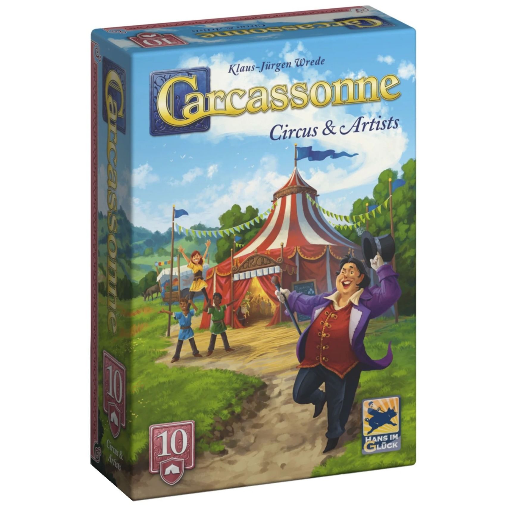 Circus and Artist - Carcassonne Expansion 10 - 2025 Redesign
