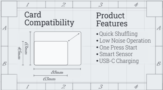 LPG Essentials Card Shuffler - Small