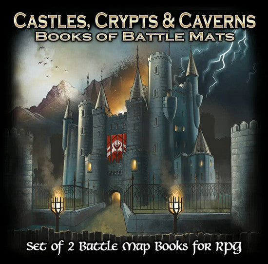 Books of Battle Mats Castles Crypts & Caverns