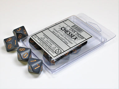 CHX25220 Opaque Dark Grey/copper Set of Ten