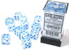 CHX27781 Borlum LTGgd 16mm d6 Dice Block Chessex (12)