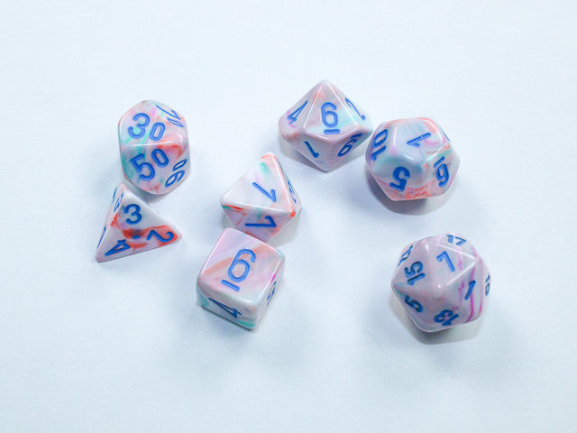 CHX20544 Festive Mini-Polyhedral Pop Art blue 7-Die set