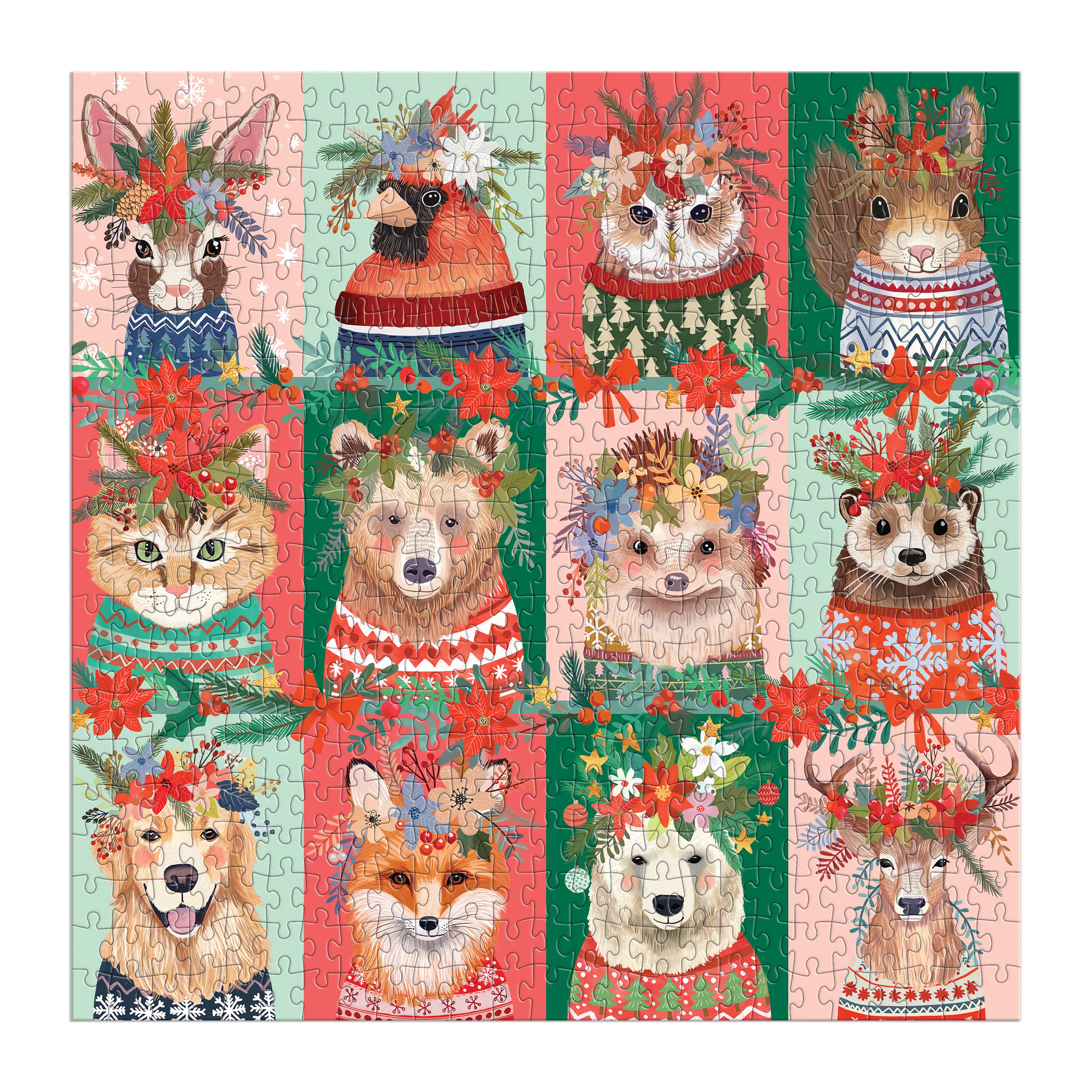 Furry and Bright 500pc - Galison