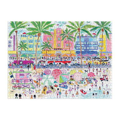 South Beach Miami Michael Storrings - Puzzle 1000pc Galison