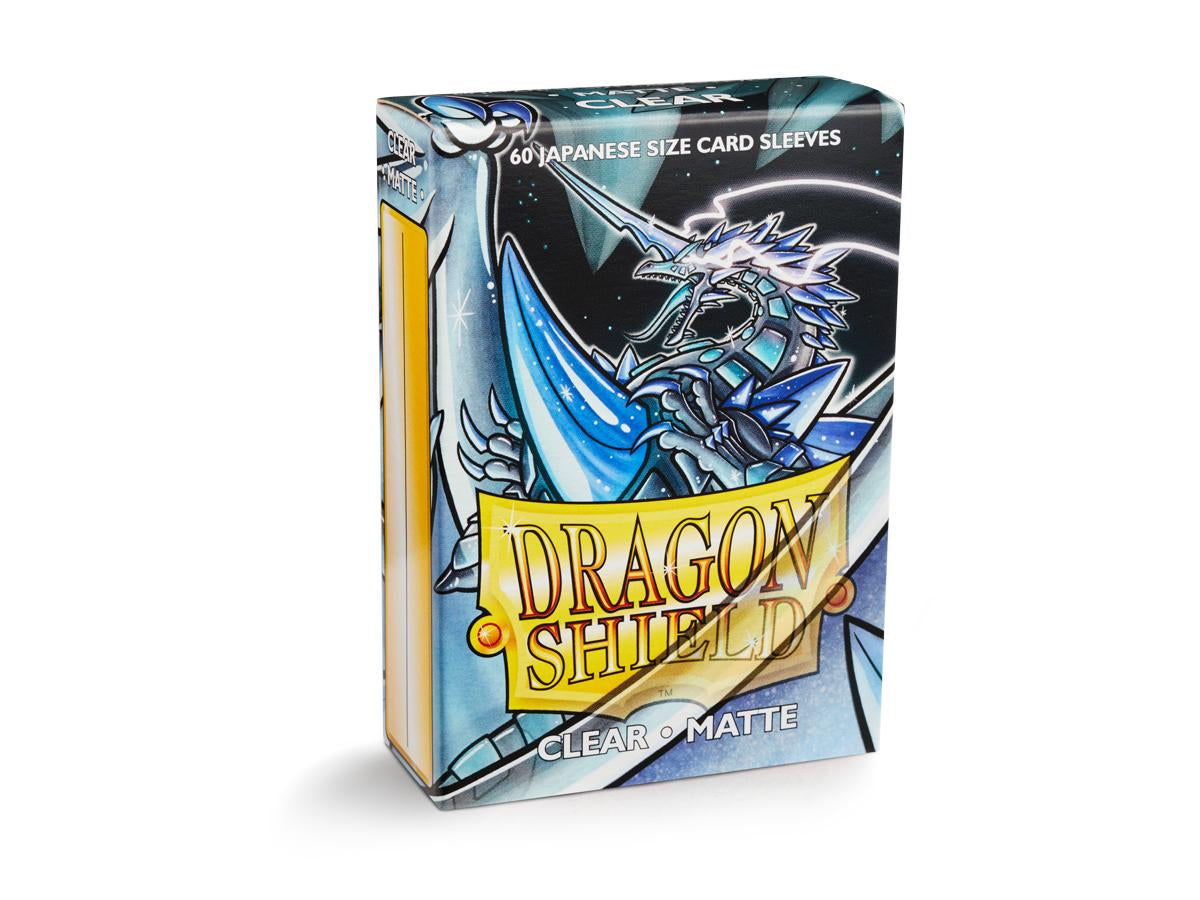 Japanese Clear MATTE Sleeves - Dragon Shield - Box 60