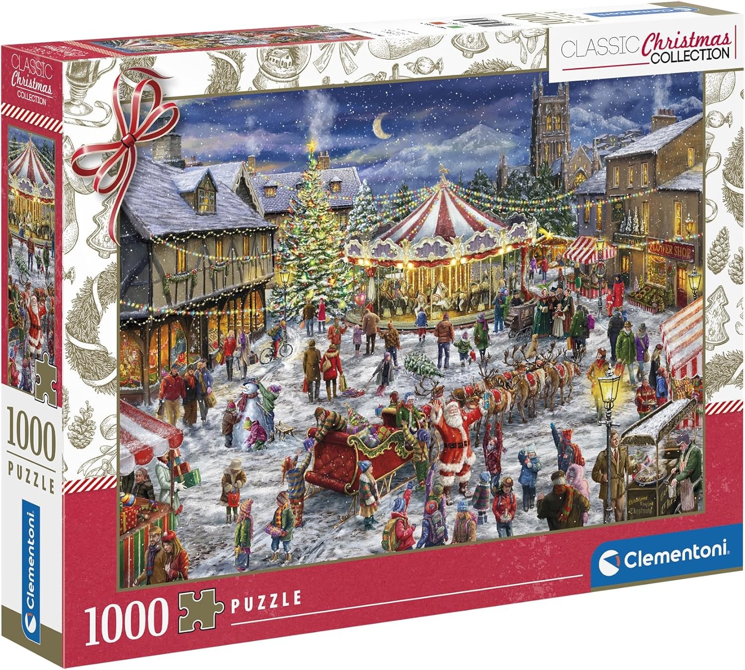 THE CHRISTMAS FAIR - Clementoni - 1000p
