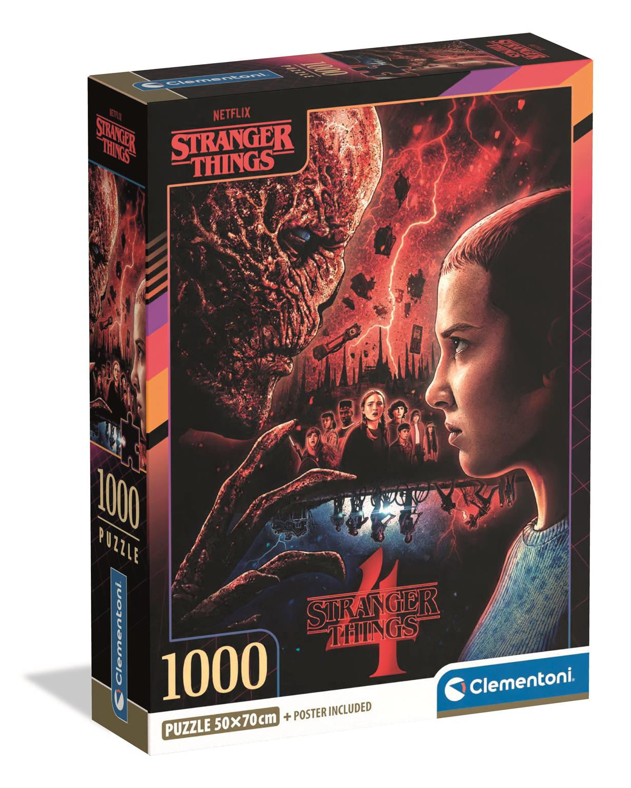 Stranger Things S4 1000 Piece Clementoni Puzzle