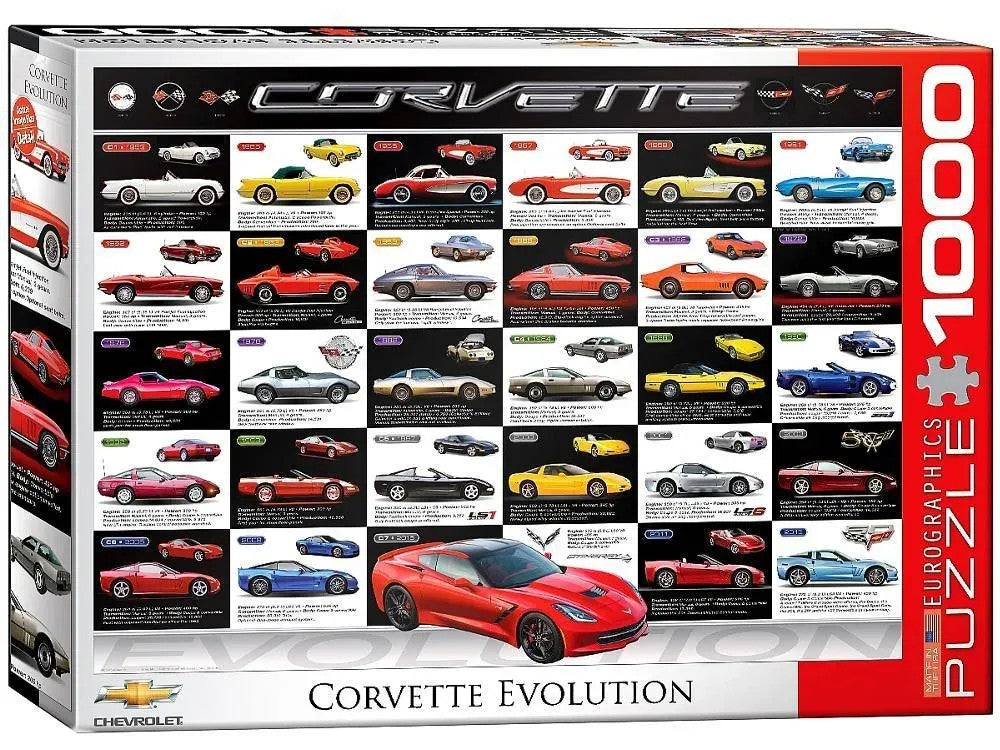 Corvette Evolution 1000pc - Eurographics