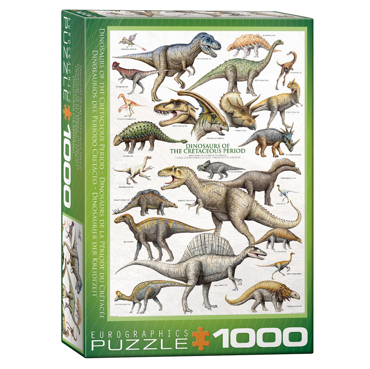 Dinosaurs Cretaceous Period 1000pc - Eurographics