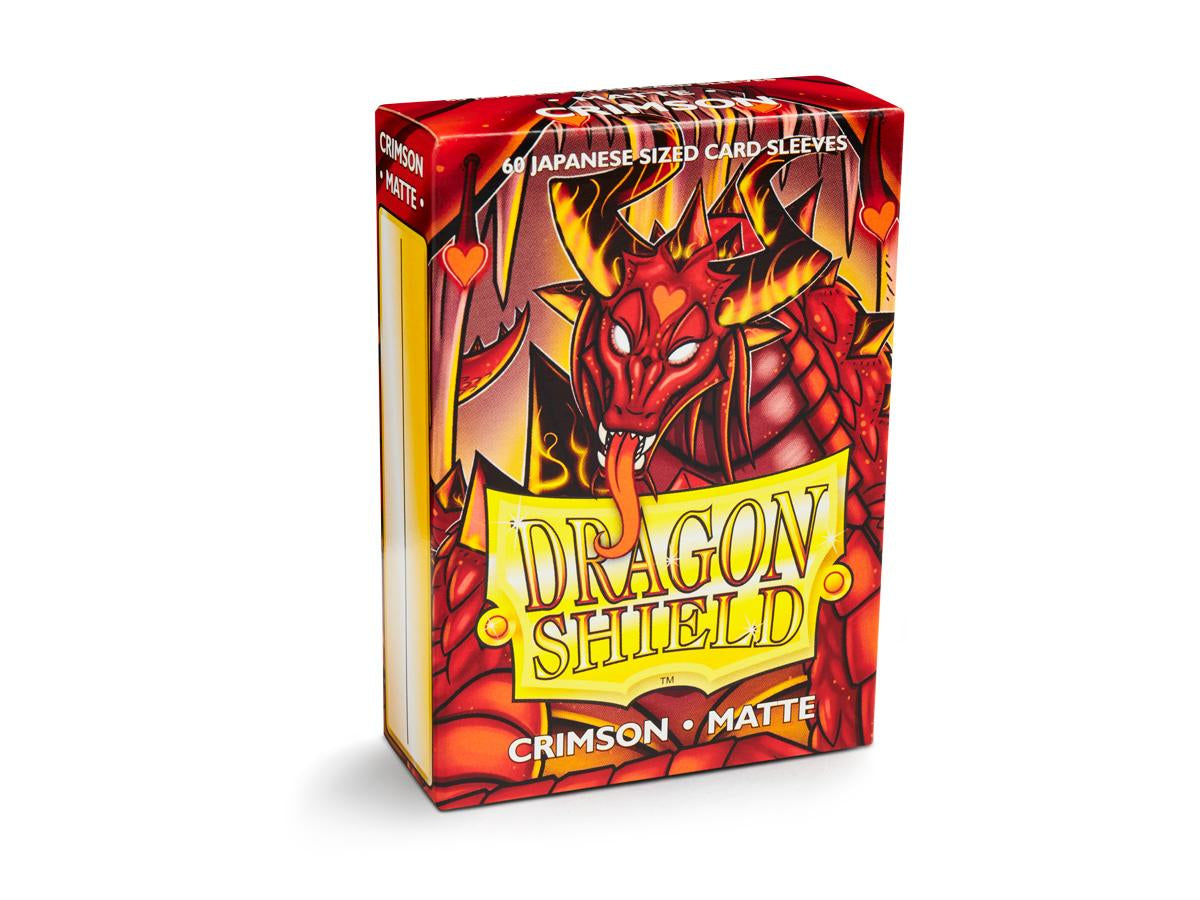 Japanese Crimson MATTE Sleeves - Dragon Shield - Box 60
